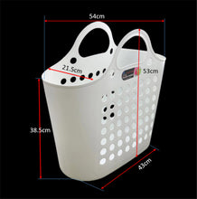 Load image into Gallery viewer, Laundry Basket Carry Handles Flexible Shopping &amp; Household Basket
