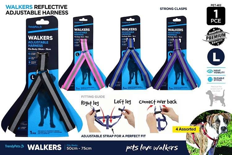 Adjustable Pet Harness Fits Body 50-75cm