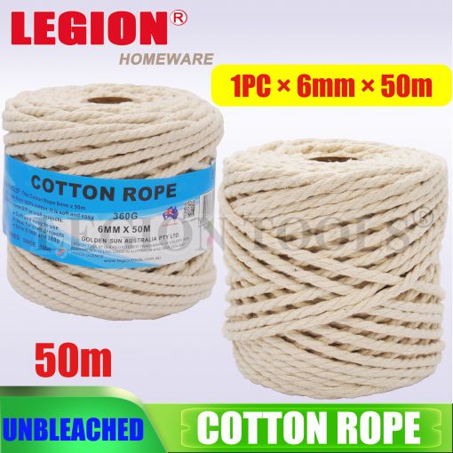 Cotton Rope 6MM X50M 360G