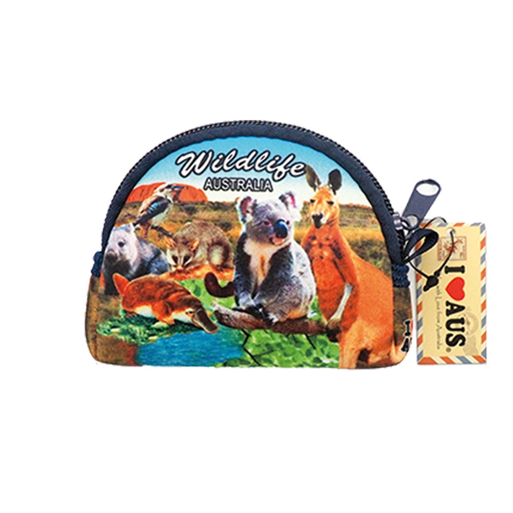 Coin bag kangaroo stamp