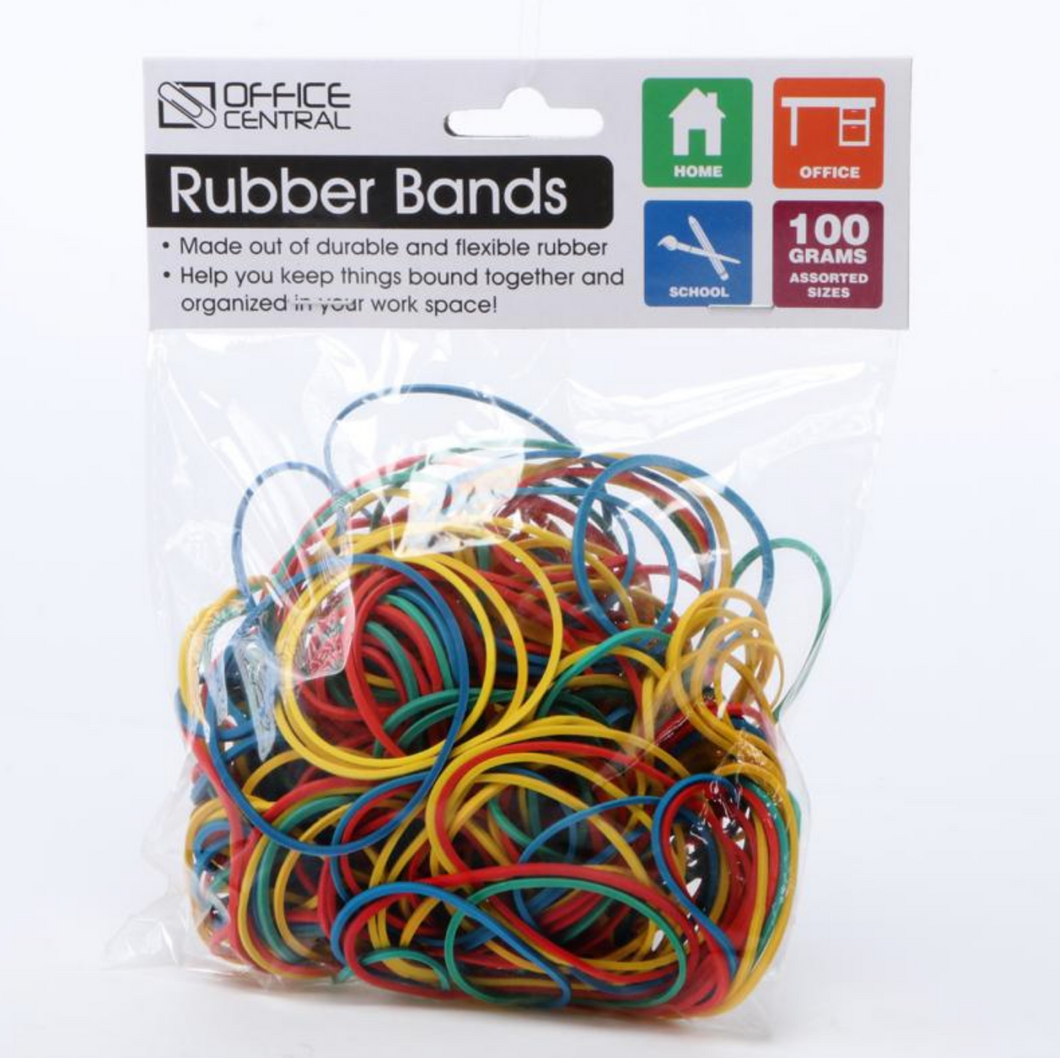 Rubber Bands Assorted Colour