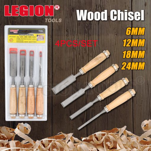 Wood Chisel 4Pcs/Set 6 12 18 24MM