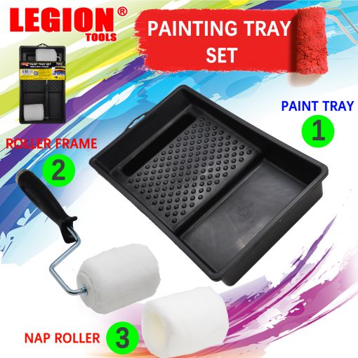 Paint Tray Set 3(76.2MM) 4Pcs/Set