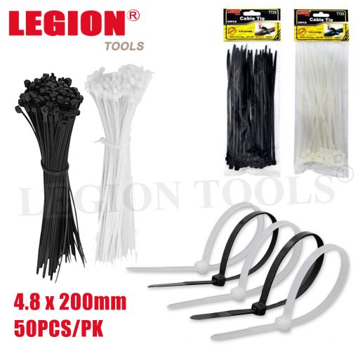 Cable Tie 4.8 x 200mm 50PCS/PK