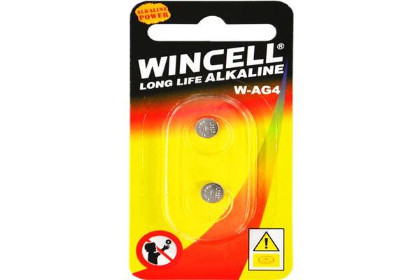Wincell L/L Alkaline AG4 2Pcs/Pk