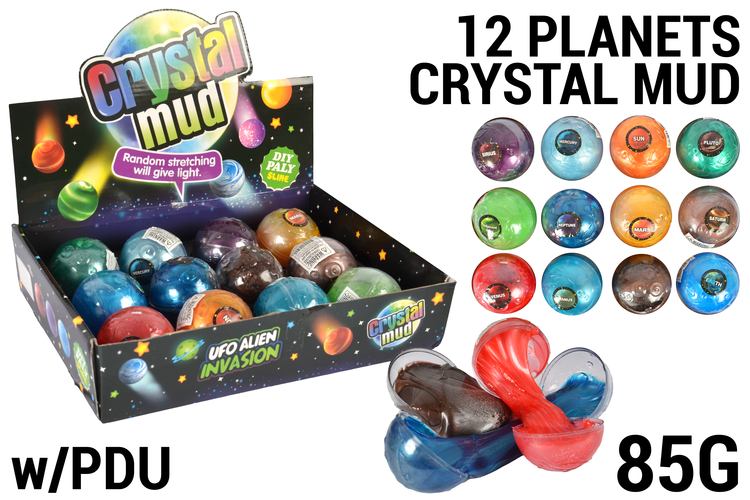 1pce -9 Planets Crystal Mud 85g