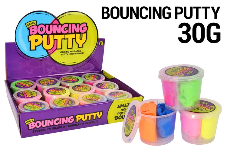 1pce Bouncing Putty 30g w/display