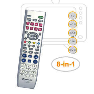 8In1 Universal Remote Control