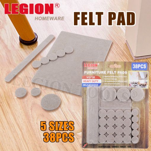 Felt Pad Floor Protection Set 38PCS