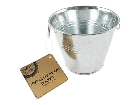 METAL GALVANIZE 10CM BUCKET