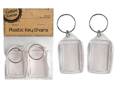 PLA RECTANGLE KEY CHAINS pk2