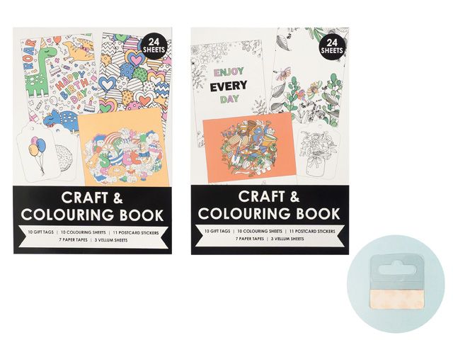 A5 CRAFT  and COLOURING BOOK