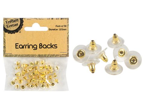 50PCS EARRING BACKS