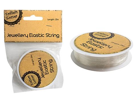 JEWEL  and BEAD ELASTIC STRING