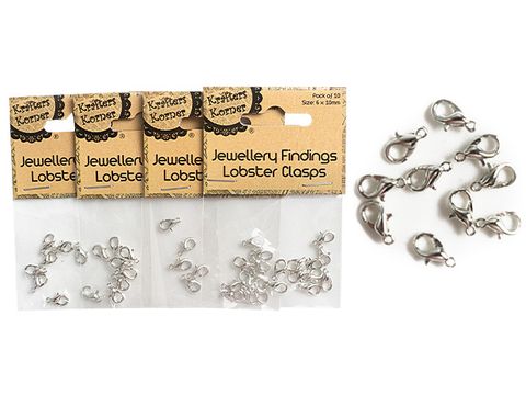 JEWELLERY LOBSTER CLASPS pk10