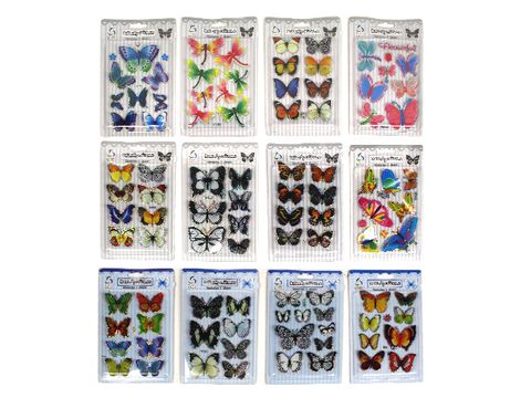 3D BUTTERFLY STICKERS