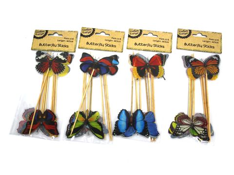 BUTTERFLY STICKS pk8