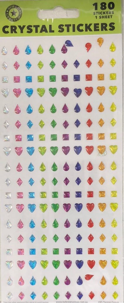 STICKER SHEET CRYSTAL