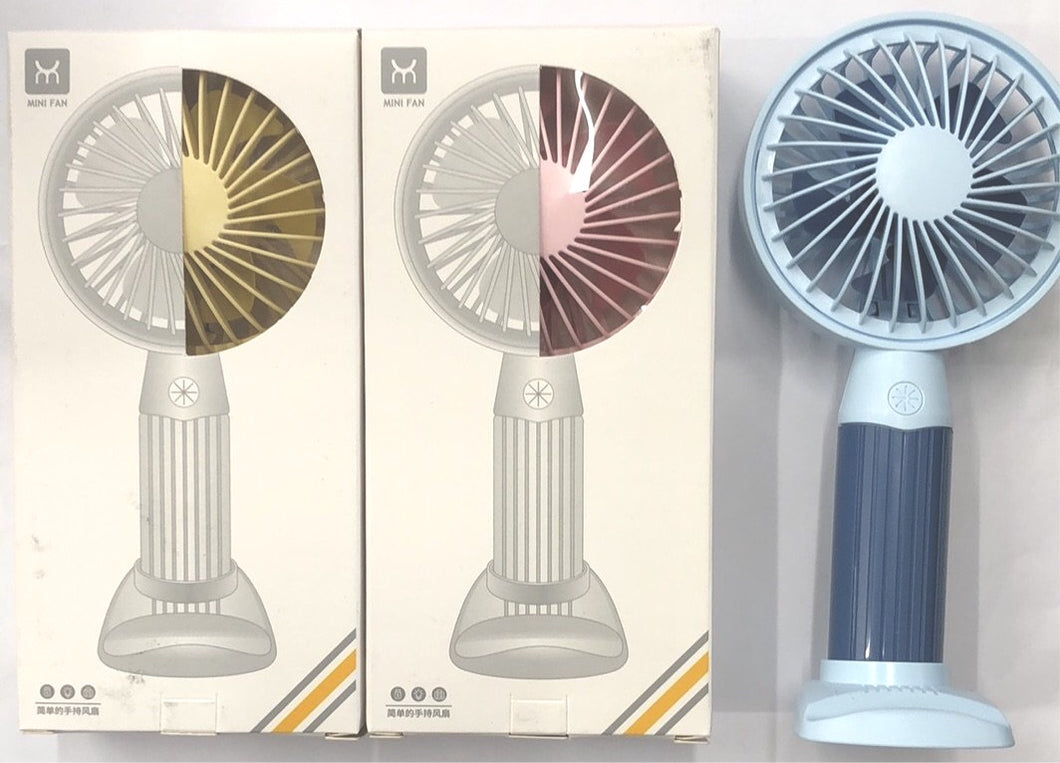 USB Rechargeable 3 Wind Speeds and Portable Mini Fan