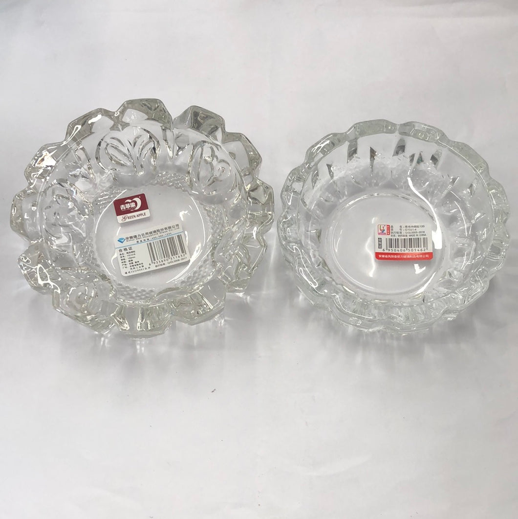 Round Glass Cigarette Ashtray