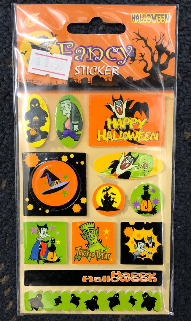 STICKER SHEET HALLOWEEN