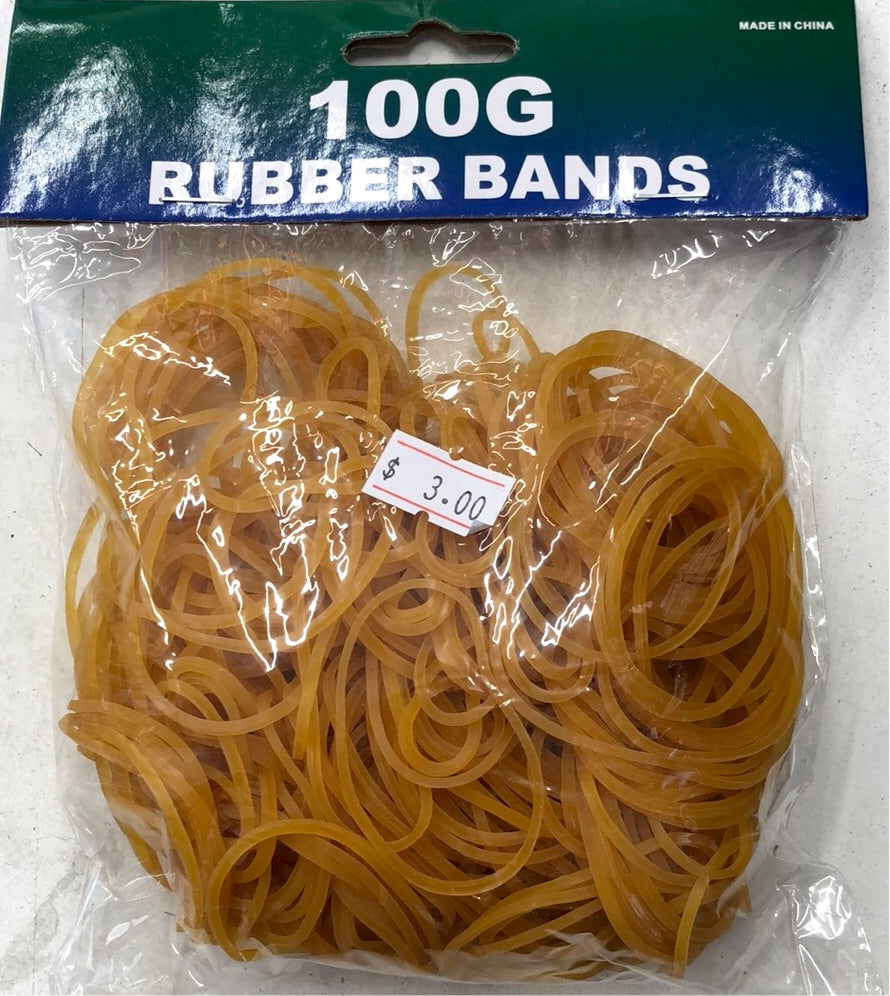 Rubber Bands 100G Natural Color