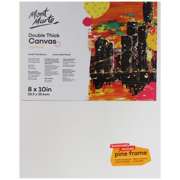 Double Thick Canvas Signature 20.3 x 25.4cm (8 x 10in)