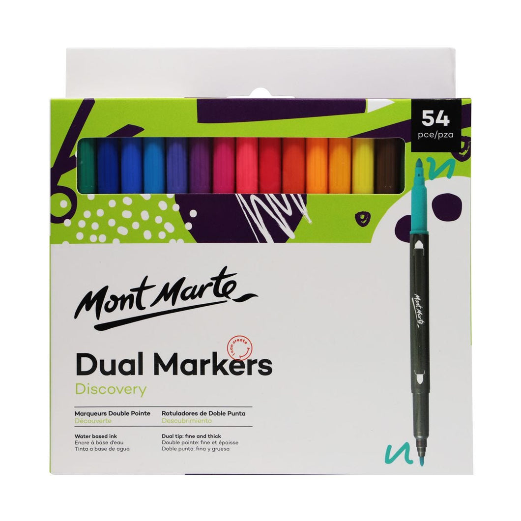 Dual Tip Markers Discovery 54pc