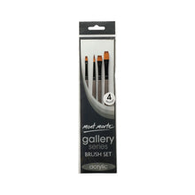 Load image into Gallery viewer, Gallery Series Brush Set Acrylic 4pce BMHS0011
