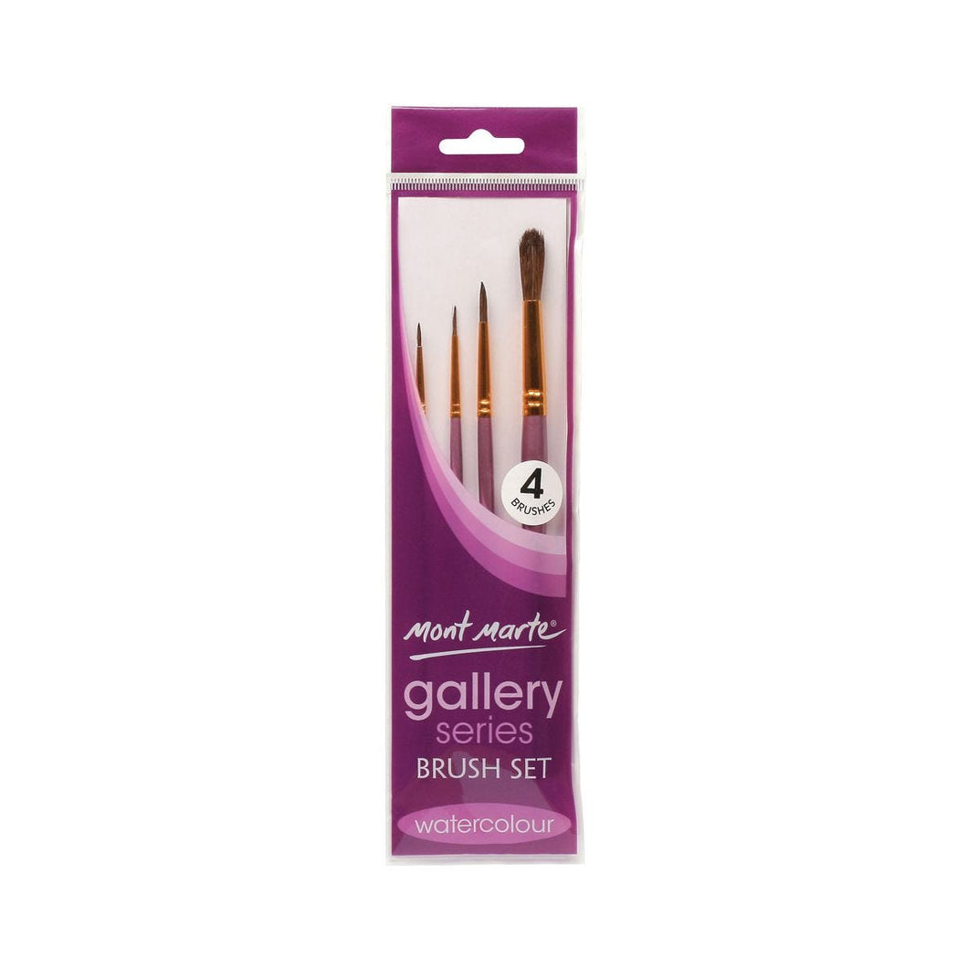 Gallery Series Brush Set Watercolour 4pce BMHS0029