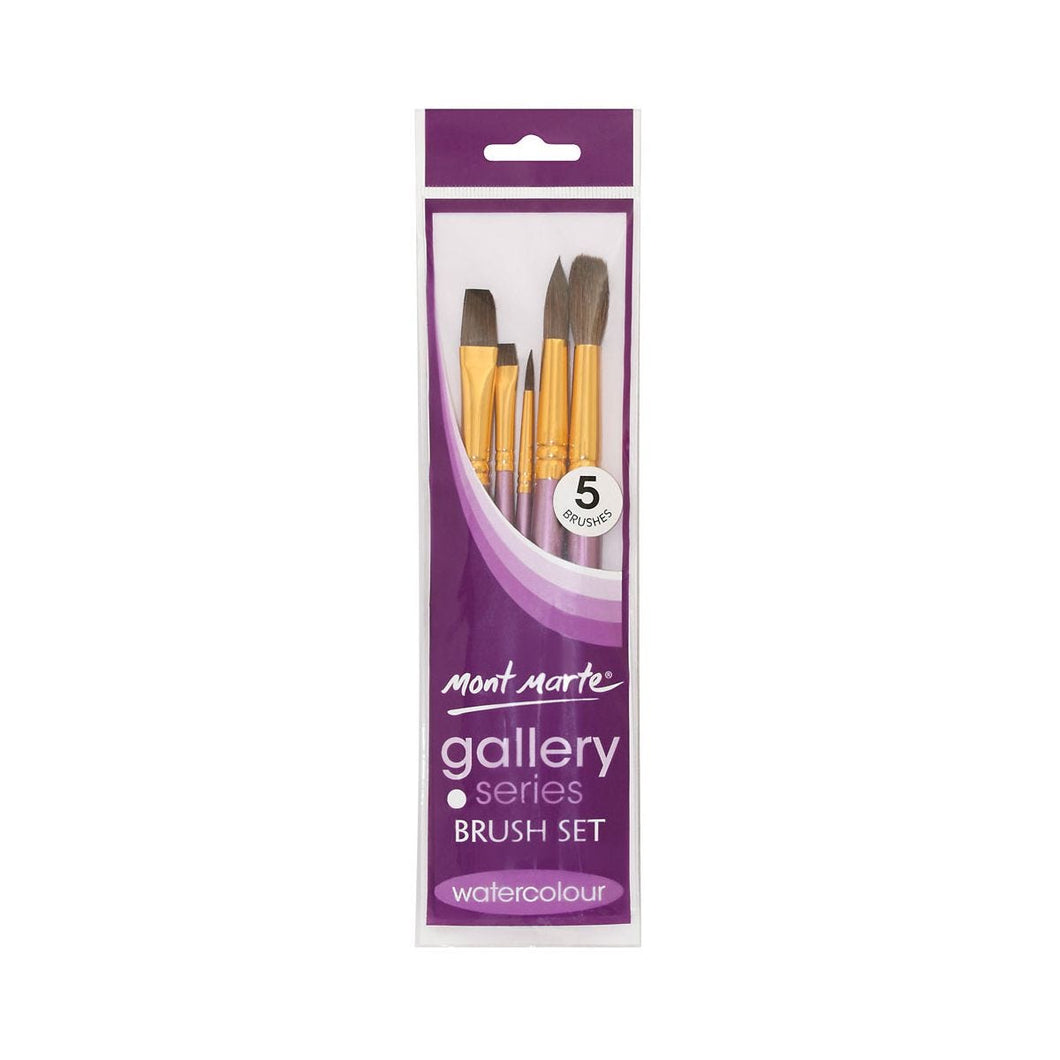 Gallery Series Brush Set Watercolour 5pce BMHS0027