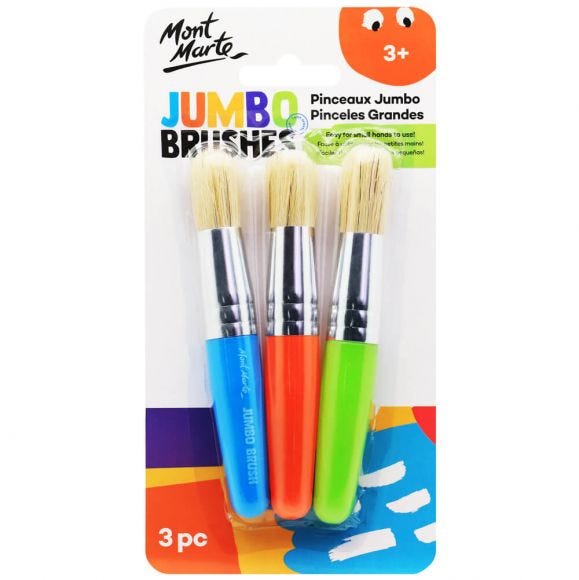 MM Jumbo Brushes 3pc