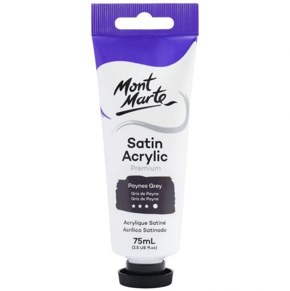 MM Satin Acrylic 75ml - Paynes Grey