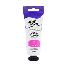 Load image into Gallery viewer, Satin Acrylic Paint Premium 75ml (2.5 US fl.oz) Tube - Pink

