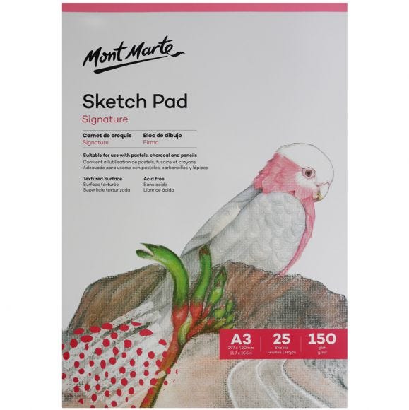 MM Sketch Pad 150gsm 25 sheet A3