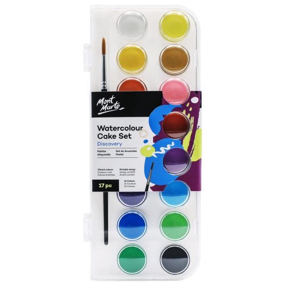 MM Watercolour Cake Discovery Set 17pc