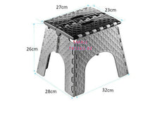 Load image into Gallery viewer, Folding Step Stool Portable Plastic Folding Chair Store Flat Out  L/M/S
