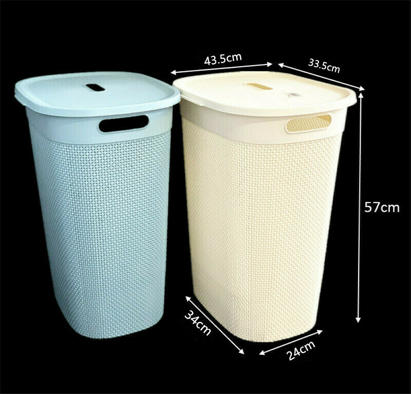 Luxury New Design Plastic Laundry baskets Large Storage Laundry Hamper With Lids