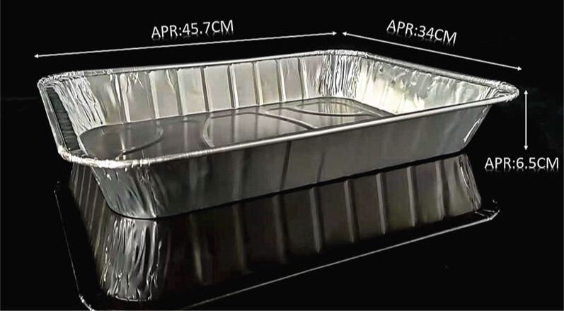 Aluminium Foil Baking Tray BBQ Oven Baking and Keep Food Container