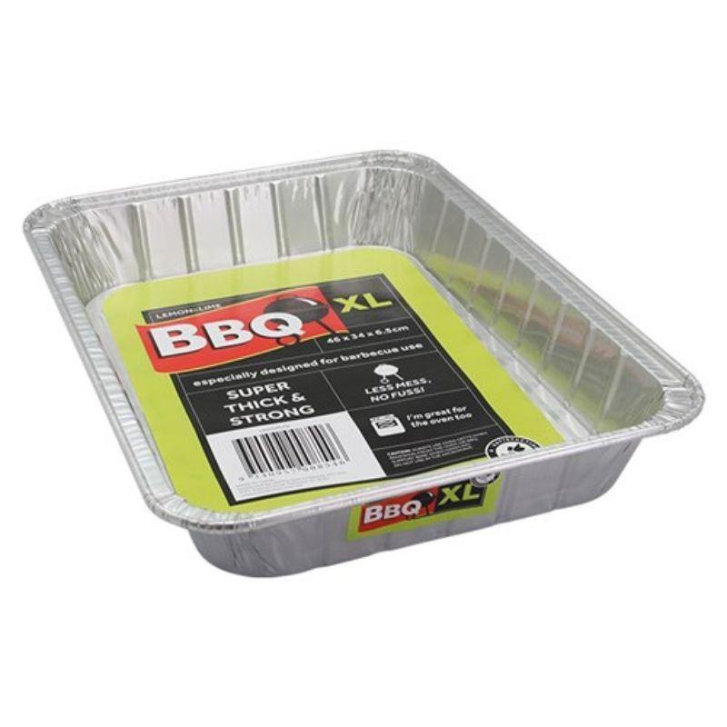 FOIL TRAY LARGE RECT46X34X6.5CM